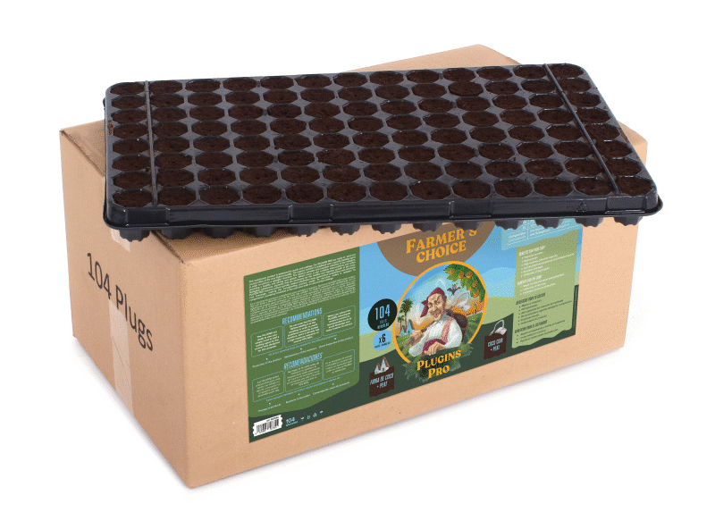 Bio Plugs Wet Tray Farmer’s Choice 104 Alveolos